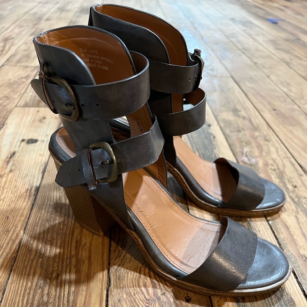 Buckle ladies heels
